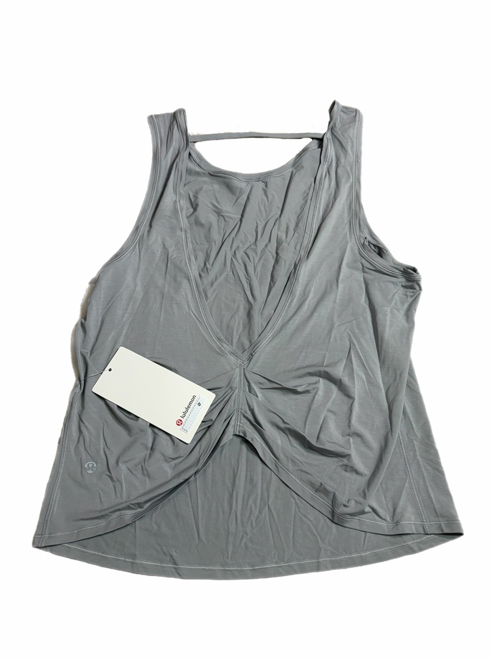 NWT Lululemon Deep Stretch Tank (Silver Drop) Size 12